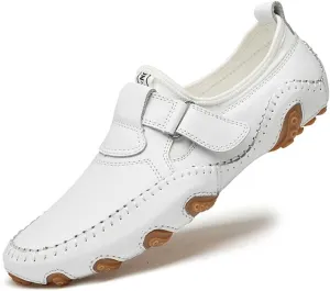 mitvr Men’s Casual Leather Loafers Shoes Penny Loafers Moccasin Flats Boat Shoes