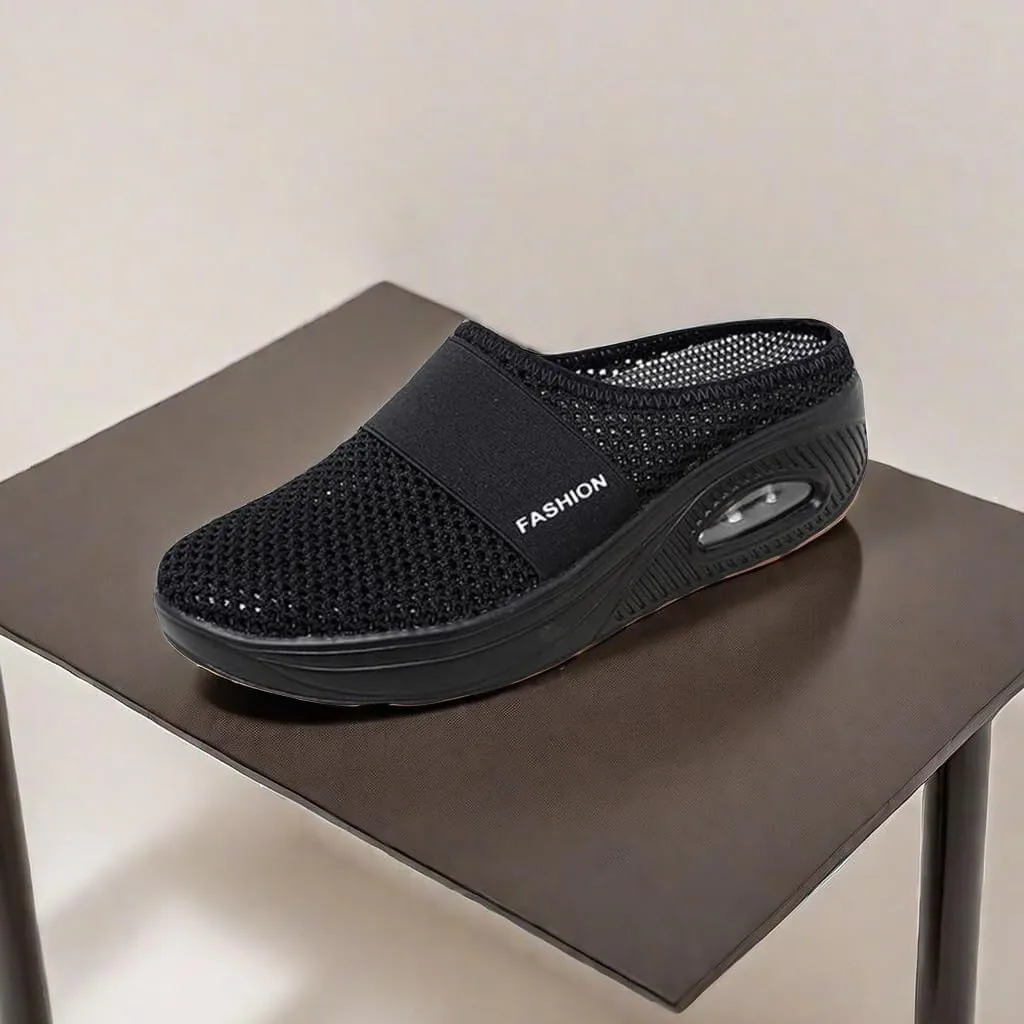 Mules for Women Men Slip On Orthopedic Walking Shoes, Lightweight Breathable Diabetic Mules, Comfortable Casual Athletic Shoes with Arch-Support, Outdoor Walking Non-Slip Shoes