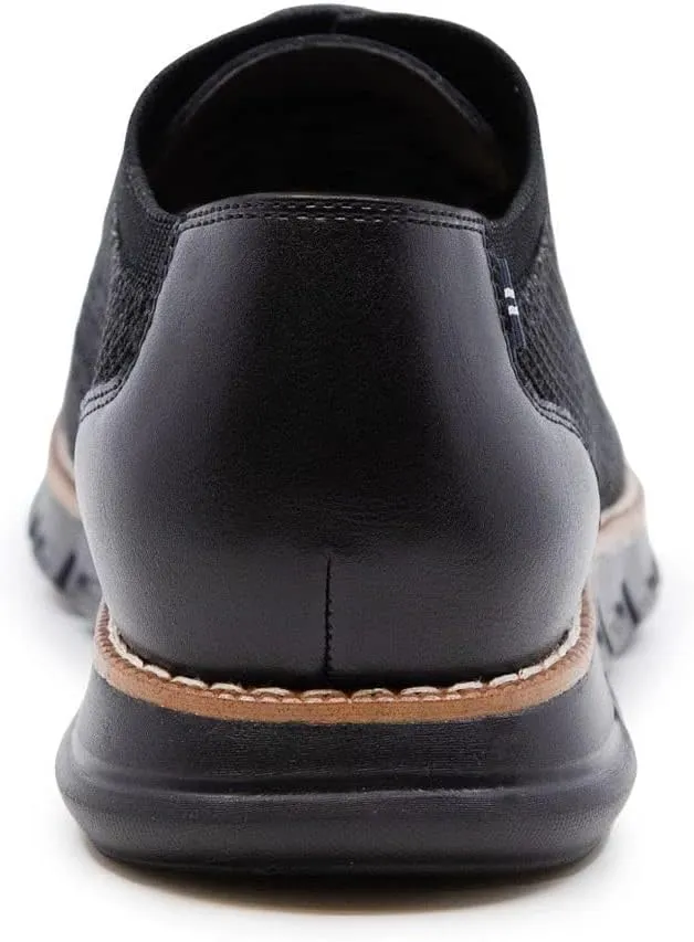 Nautica Men's Knit Dress Oxford Dress Sneakers: Breathable, Stylish, Lightweight & Comfortable - Ideal for Business or Walking