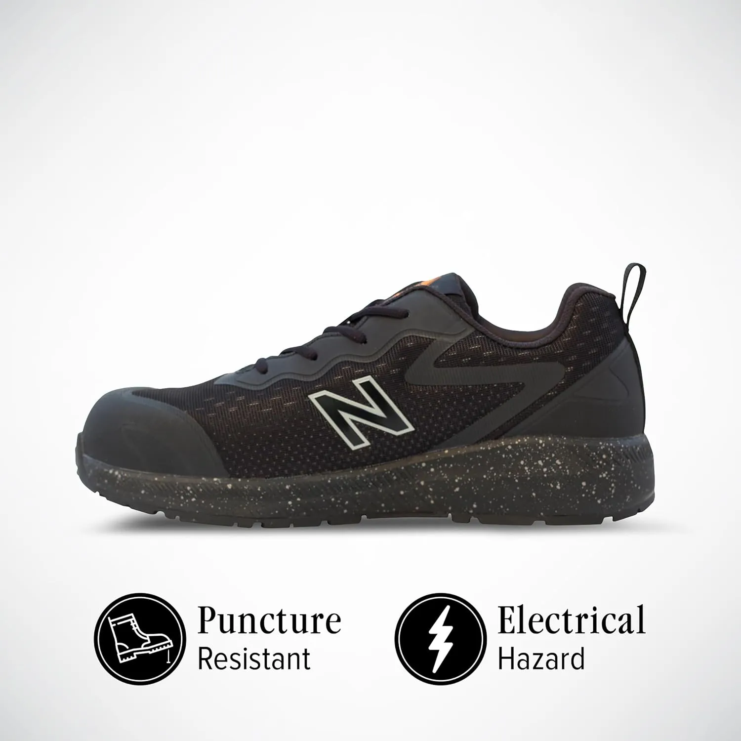 New Balance Logic Composite Toe Men's Industrial Work Shoes, Comfortable & Lightweight Work Shoes for Men, Electric Hazard, Puncture & Slip Resistant