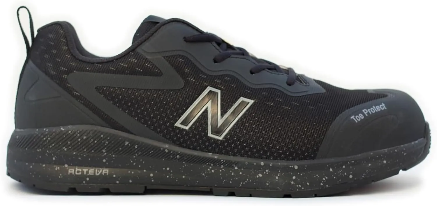 New Balance Logic Composite Toe Men's Industrial Work Shoes, Comfortable & Lightweight Work Shoes for Men, Electric Hazard, Puncture & Slip Resistant