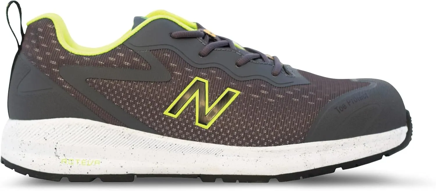 New Balance Logic Composite Toe Men's Industrial Work Shoes, Comfortable & Lightweight Work Shoes for Men, Electric Hazard, Puncture & Slip Resistant