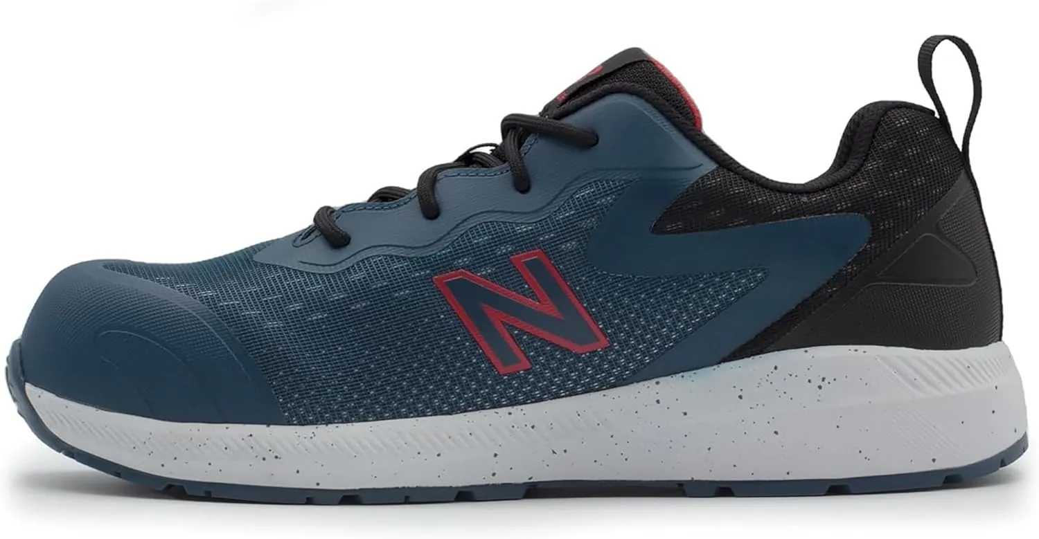 New Balance Logic Composite Toe Men's Industrial Work Shoes, Comfortable & Lightweight Work Shoes for Men, Electric Hazard, Puncture & Slip Resistant