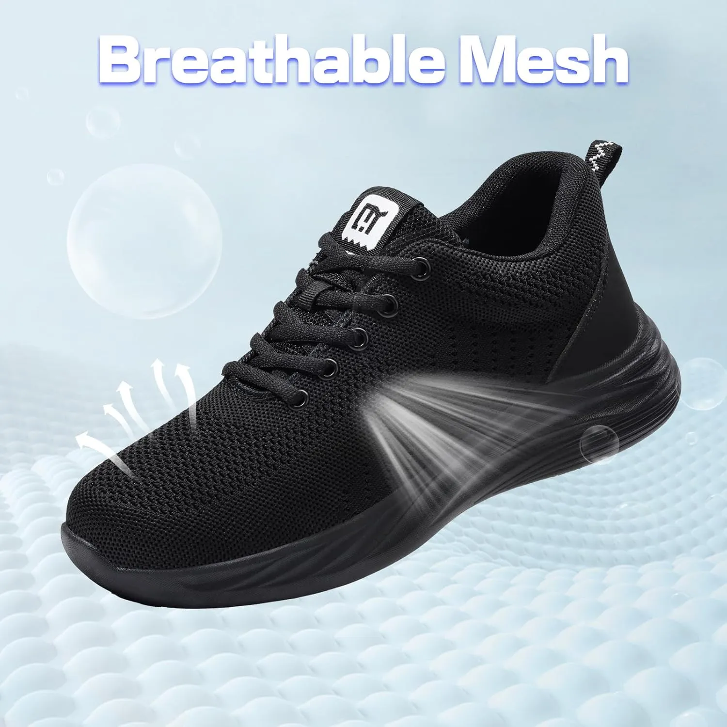 Non Slip Work Shoes for Men Women Breathable Mens Work Shoes Lightweight Water Resistant Walking Sneakers Chef Kitchen Slip Resistant Comfortable Restaurant Food Service Sneakers Casual