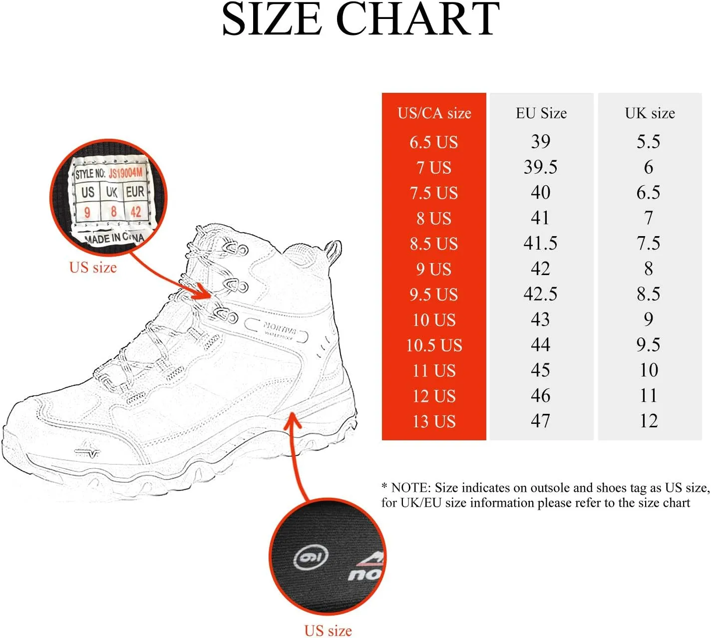 NORTIV 8 Men's Waterproof Hiking Boots Outdoor Mid Trekking Lightweight Mountaineering Shoes Paladin