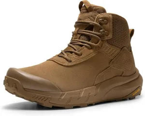 NORTIV 8 Men's Waterproof Military Tactical Work Boots Leather Motorcycle Combat Boots Lightweight Non-Slip Hiking Boots for Men Defender