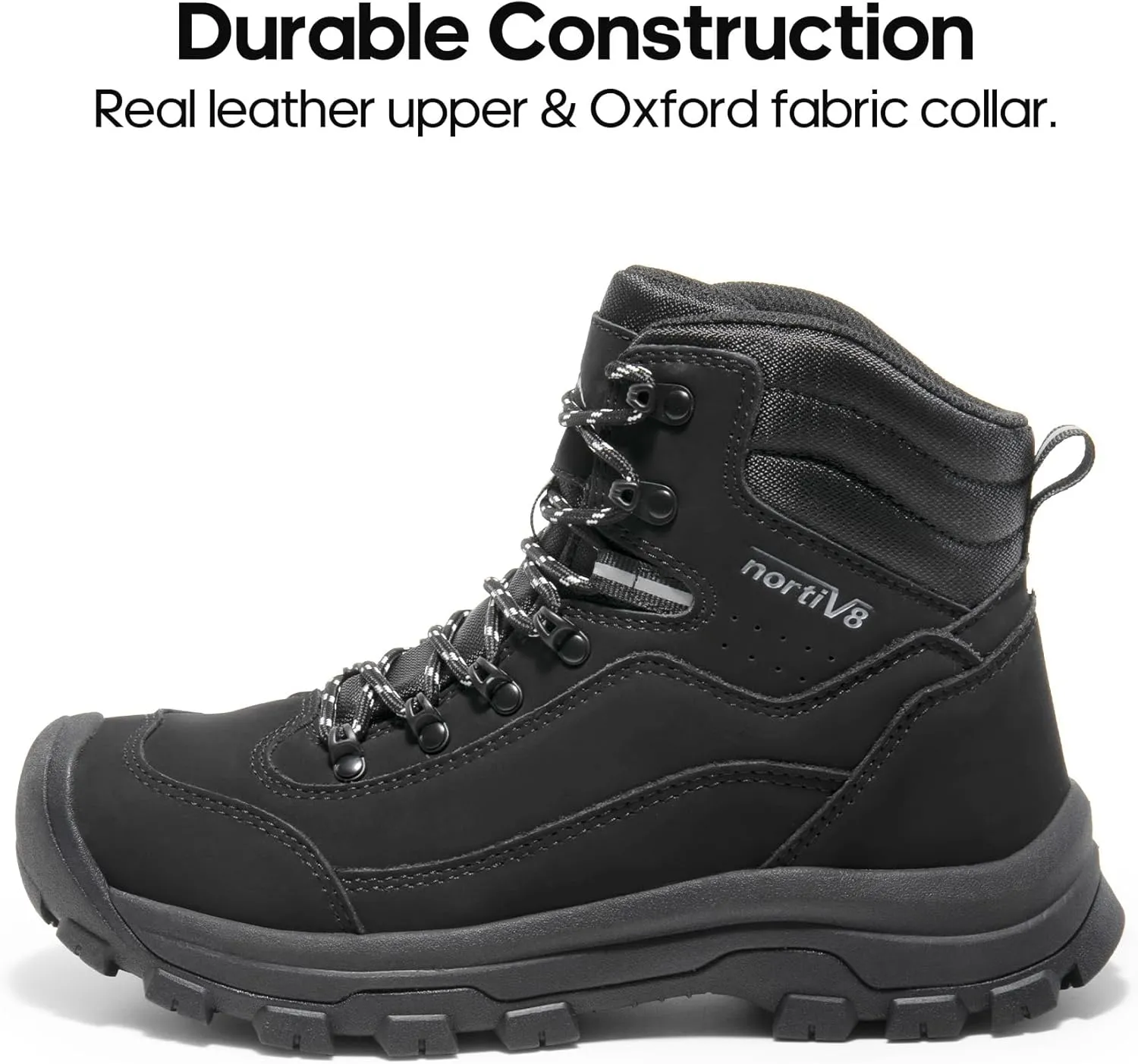 NORTIV 8 Women's Hiking Boots Waterproof Trekking Camping Trail Backpacking Boots for Outdoor
