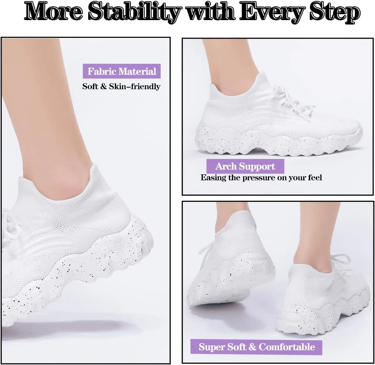 Nurse Babe Ortho Pro Shoes for Women,Simply Snug Shoes,Women's Orthopedic Breathable Classic Lace Up Low Top Sneakers