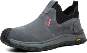 Nutropa Welding Work Boots for Men Composite Toe Safety Boots Non Slip Steel Toe Work Shoes Lightweight Construction Welder Boots