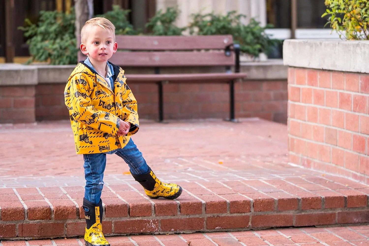 OAKI Kid's Neoprene Rain Boots, Snow Boots, Muck Boots