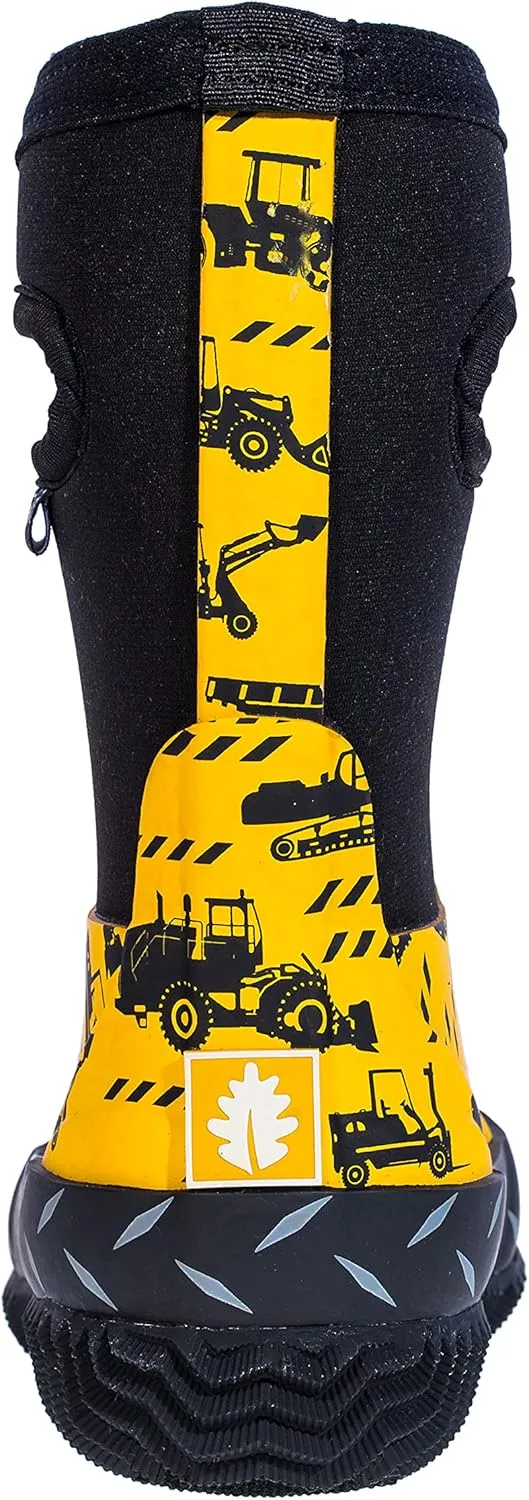 OAKI Kid's Neoprene Rain Boots, Snow Boots, Muck Boots