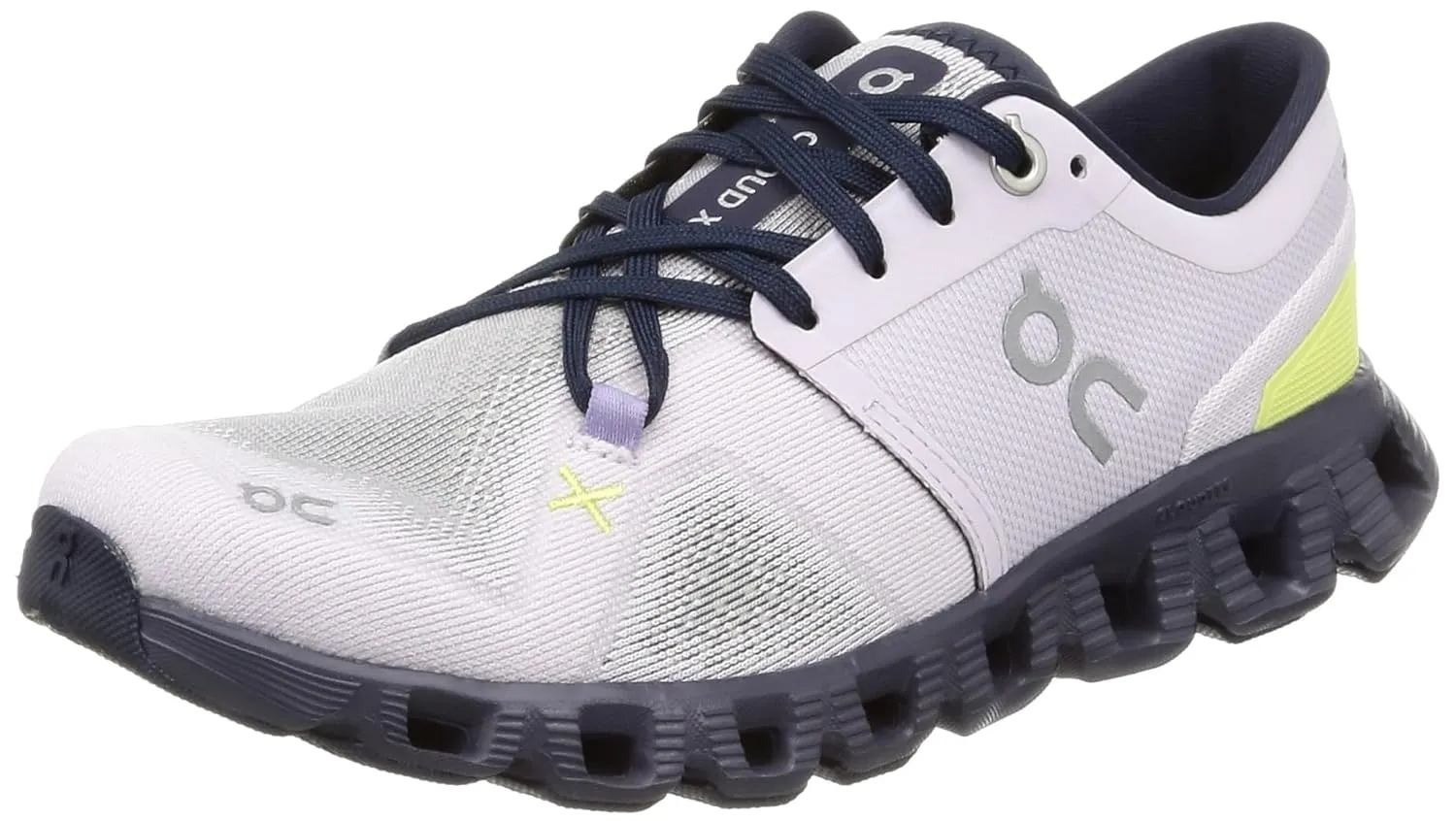 On Women's Cloud X 3 Sneakers, Orchid/Iron, 7.5 Medium US