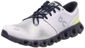 On Women's Cloud X 3 Sneakers, Orchid/Iron, 8.5 Medium US