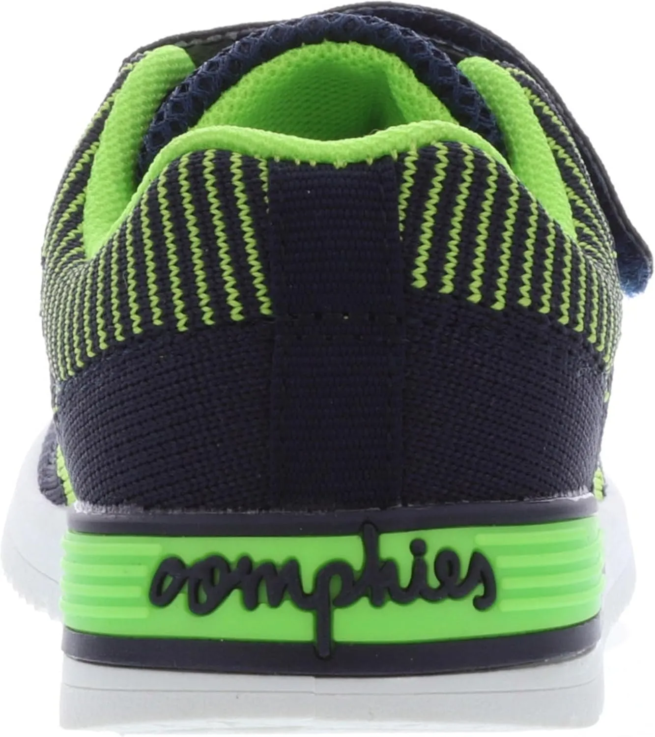 Oomphies Wynn Boys Athletic Sneakers – Breathable Knit Upper, Hook & Loop Closure, Cushioned Insole & Lightweight Design