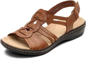 Orthopedic Sandals for Women,Womens Summer Dressy Comfortable Sandals Arch Support Wedge Sandal 2025 Non Slip Sandal