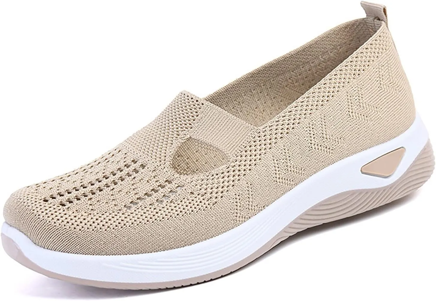 Orthopedic Walking Shoes for Women Slip On Sneakers with Arch Support Comfortable Casual Loafers Plantar Fasciitis Relief Foot Heel Pain Diabetic Feet