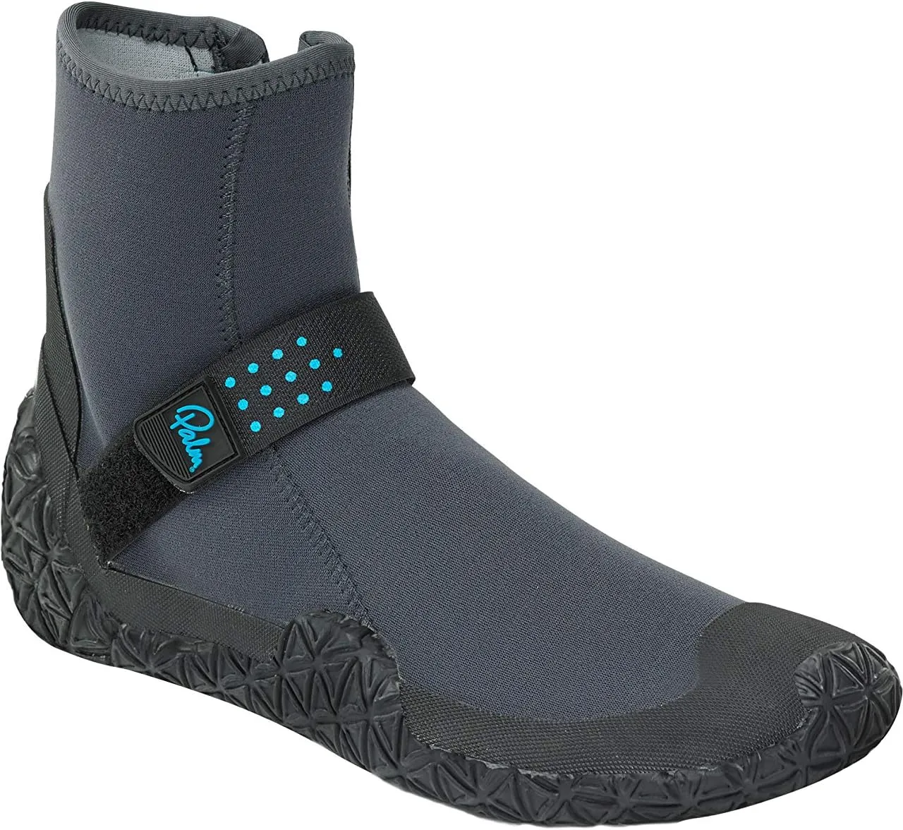 Palm Kayak or Kayaking - Shoot 3mm Kayak Wetsuit Boot Boots - Jet Grey - Unisex - Vulcanized Rubber Reinforced Toe and Heel