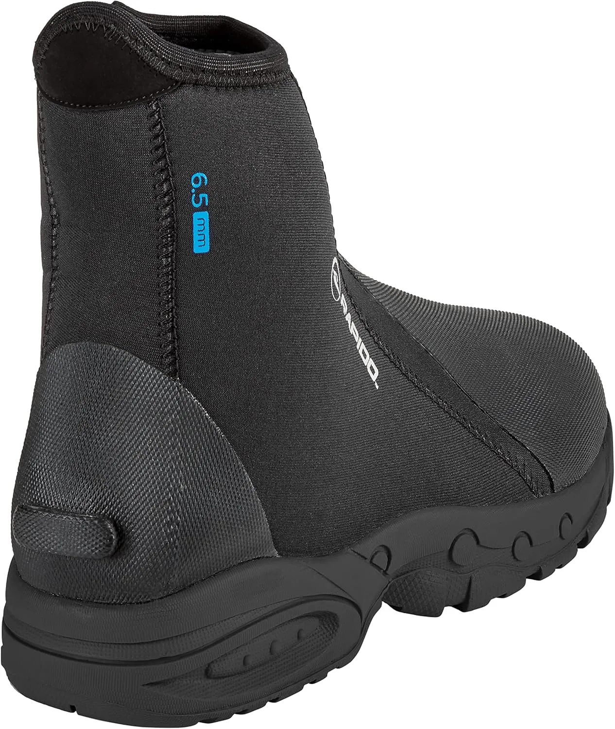 Phantom Aquatics Rapido Boutique Collection Propel 6mm Neoprene Zippered Hard Sole Rubber Boot - Scuba Diving Rock Fishing Booties…