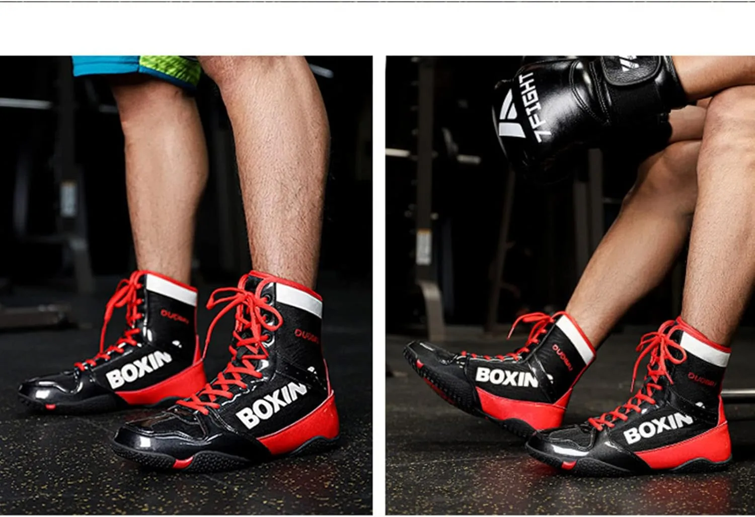 Professional Boxing Shoes Men's and Women's Breathable Wrestling Shoes Training Shoe for Adult Non Slip Fitness Sneakers