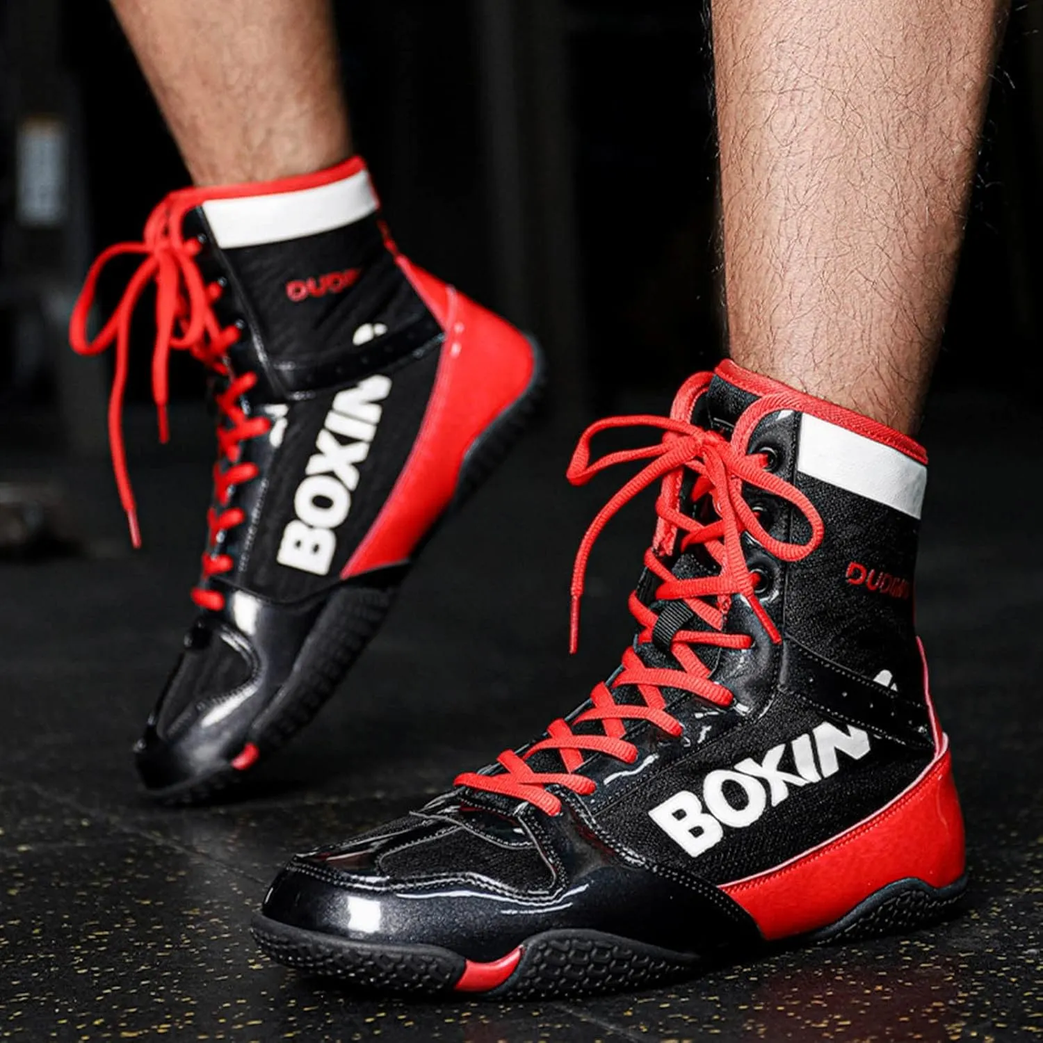 Professional Boxing Shoes Men's and Women's Breathable Wrestling Shoes Training Shoe for Adult Non Slip Fitness Sneakers