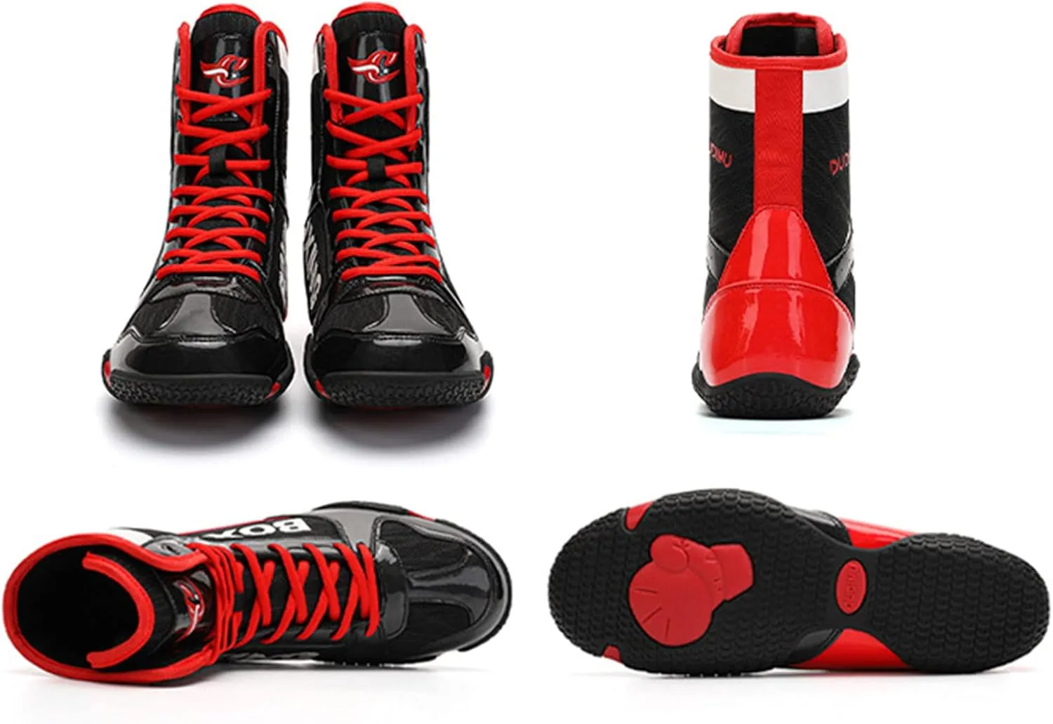 Professional Boxing Shoes Men's and Women's Breathable Wrestling Shoes Training Shoe for Adult Non Slip Fitness Sneakers
