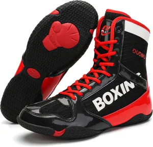 Professional Boxing Shoes Men's and Women's Breathable Wrestling Shoes Training Shoe for Adult Non Slip Fitness Sneakers