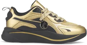 PUMA Womens Baby Phat X Rs-Curve Metallic Lace Up Sneakers Shoes Casual - Gold - Size 6 M