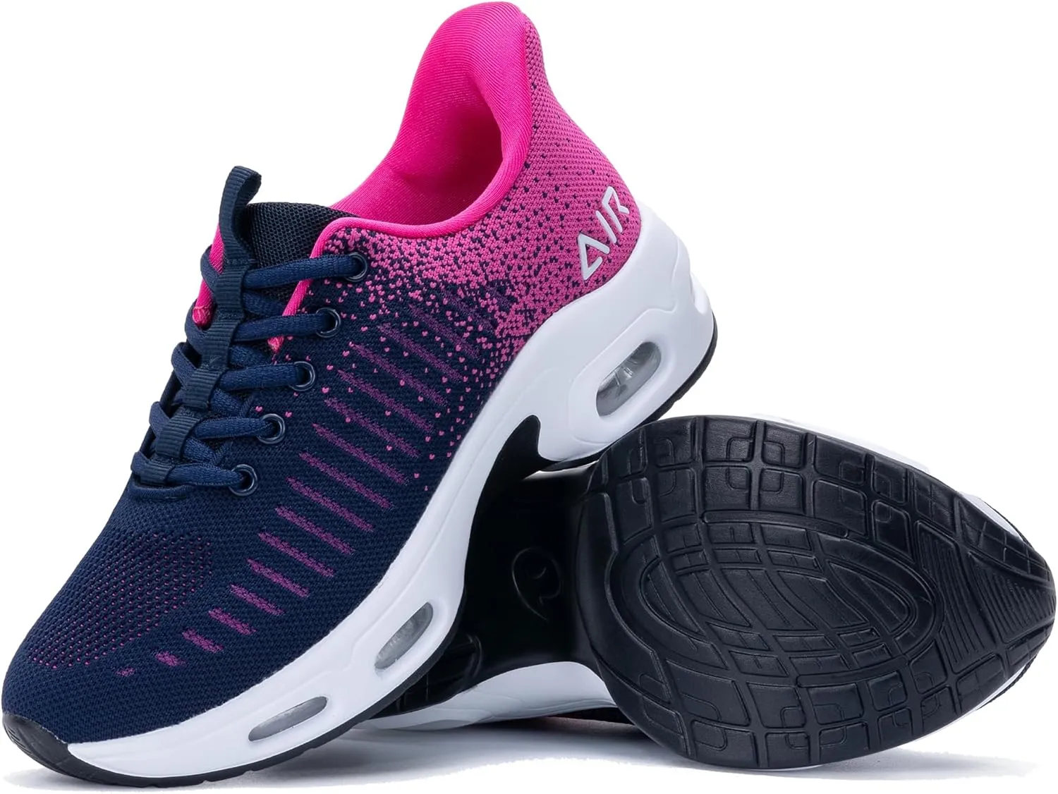 Quseek Women's Slip on Walking Shoes Comfortable Air Running Tennis Shoes Athletic Gym Workout Jogging Fashion Sneakers US 6-11