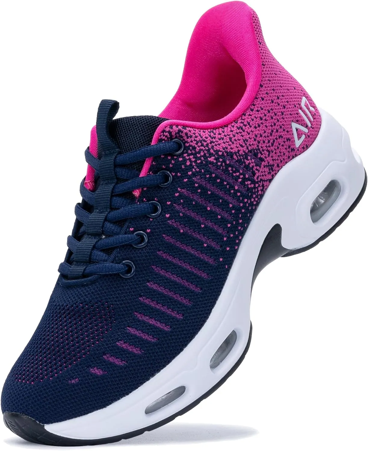 Quseek Women's Slip on Walking Shoes Comfortable Air Running Tennis Shoes Athletic Gym Workout Jogging Fashion Sneakers US 6-11