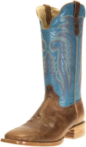 R. Watson Sq-Toe Palomino Tan Boot RW8005-2 Size