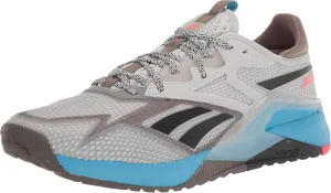 Reebok Men's Nano X2 Tr Adventure Cross Trainer, Pure Grey/Trek Grey/Radiant Aqua, 8