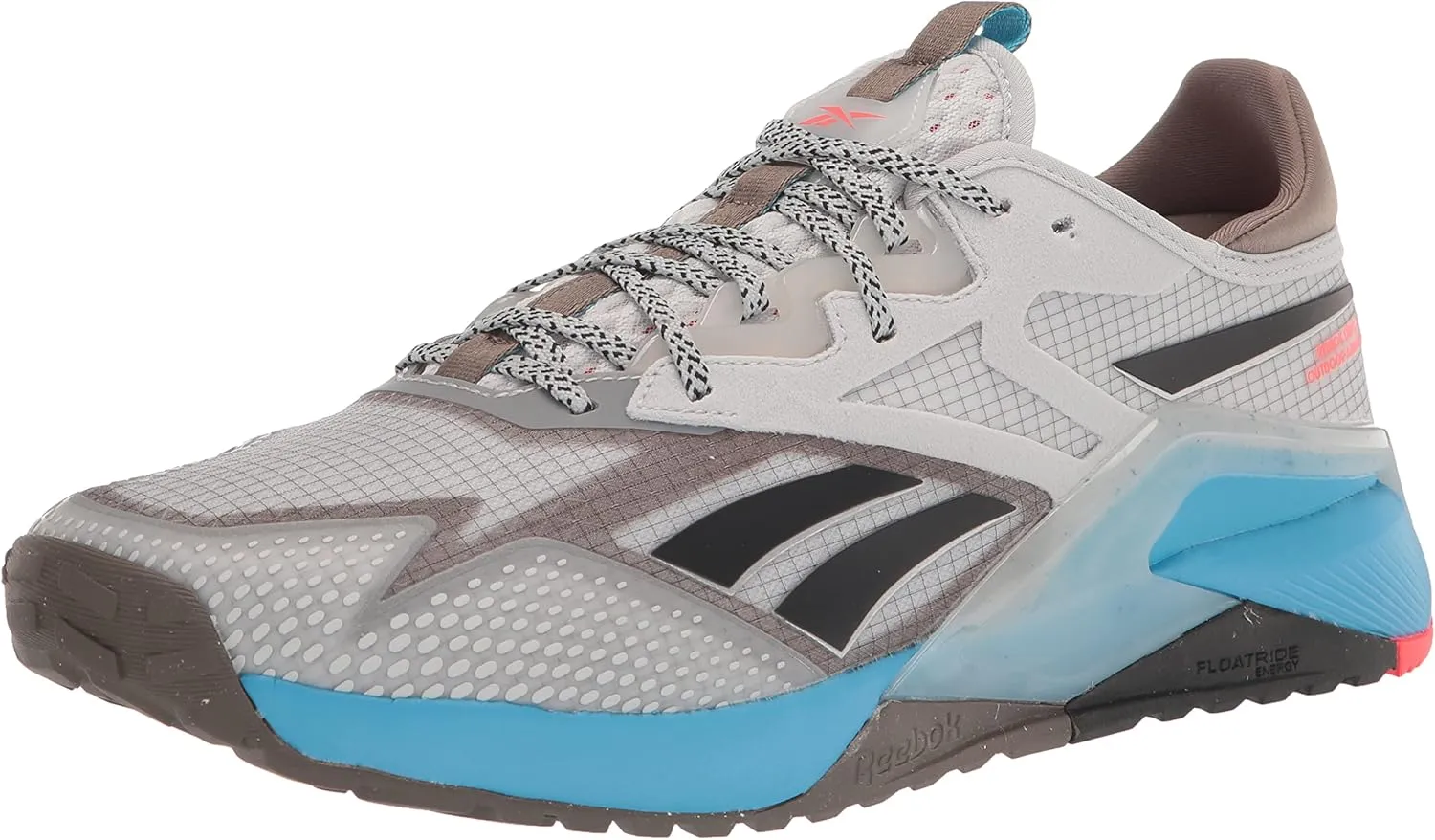 Reebok Men's Nano X2 Tr Adventure Cross Trainer, Pure Grey/Trek Grey/Radiant Aqua, 8
