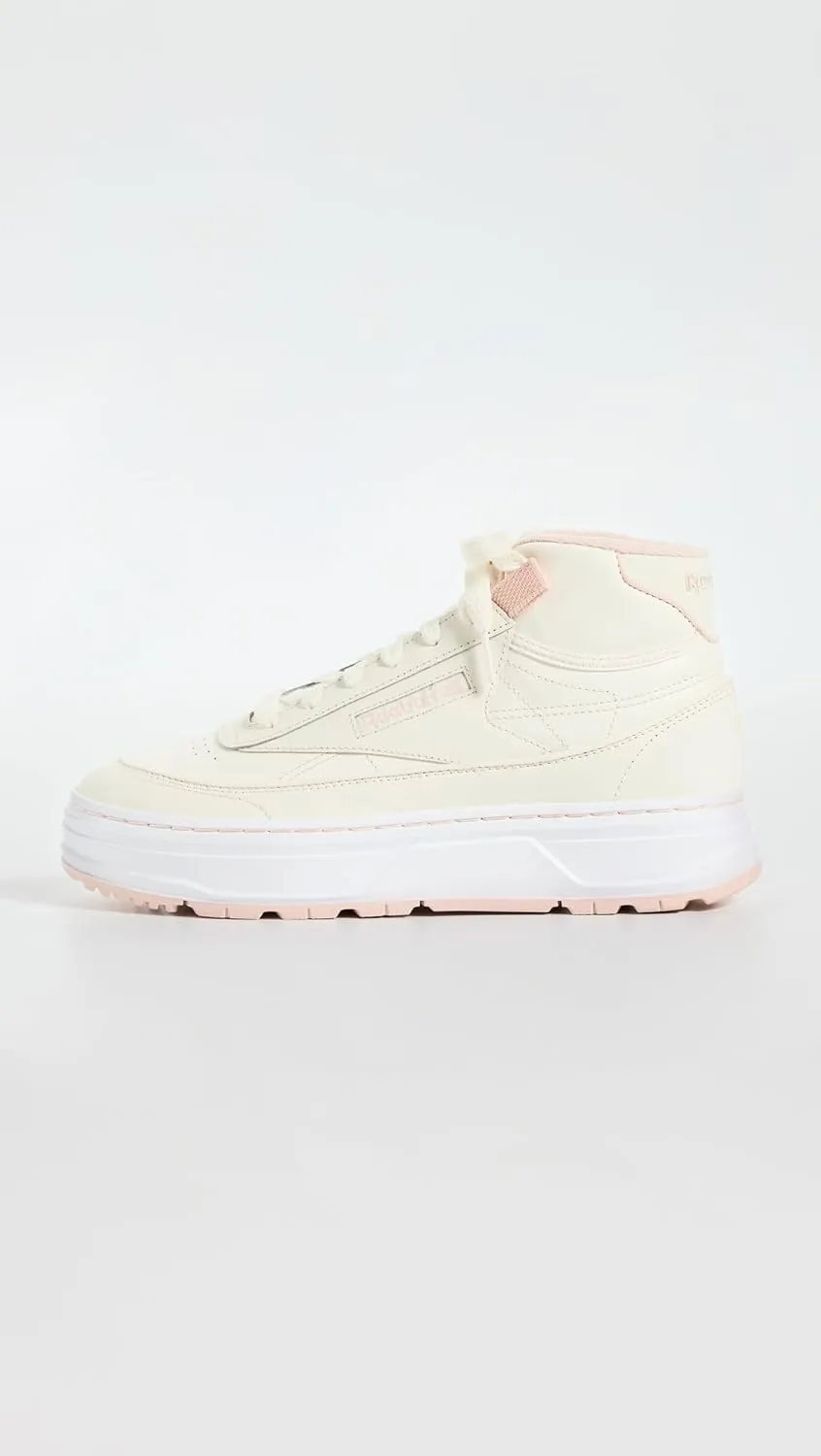 Reebok Women's Club C Geo Mid Sneaker