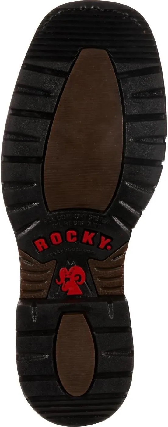 ROCKY Original Ride Steel Toe Western Boot