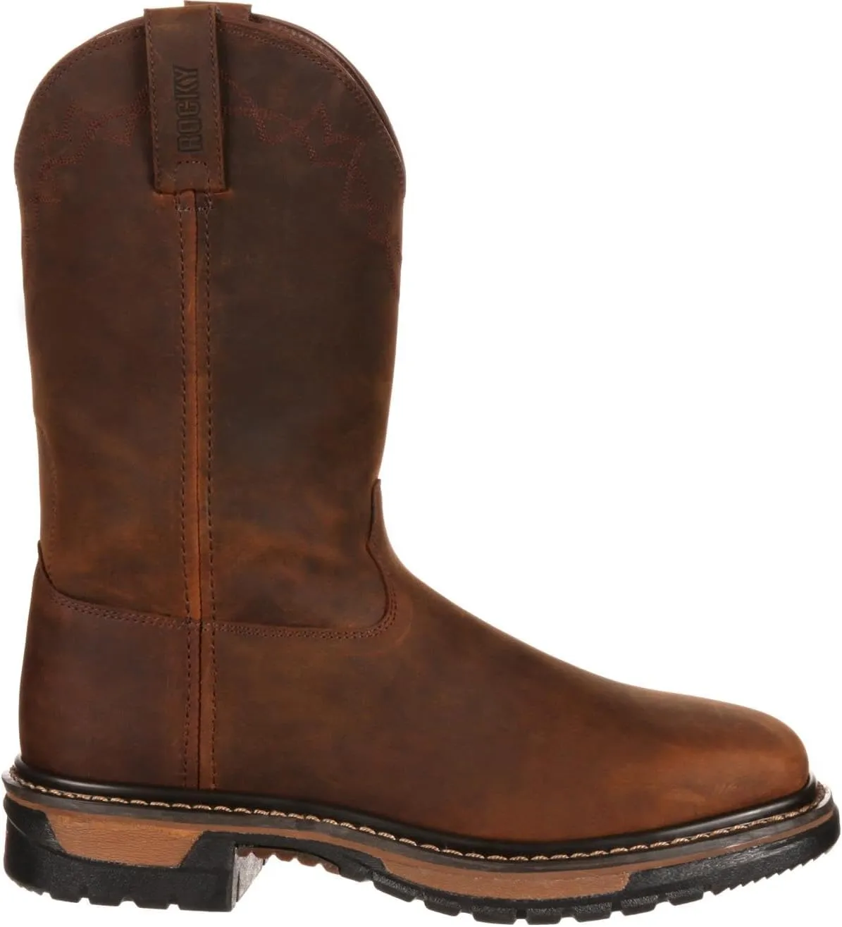 ROCKY Original Ride Steel Toe Western Boot