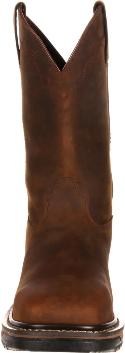 ROCKY Original Ride Steel Toe Western Boot