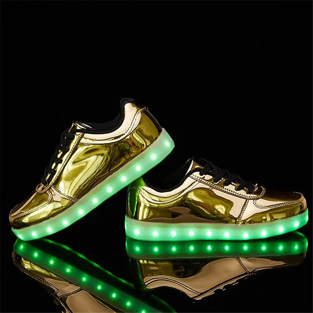 SANYES USB Charging Light Up Shoes Sports LED Shoes Dancing Sneakers