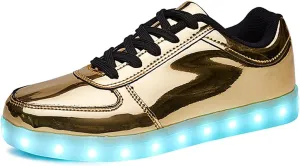 SANYES USB Charging Light Up Shoes Sports LED Shoes Dancing Sneakers