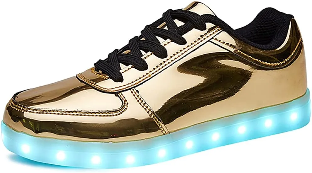 SANYES USB Charging Light Up Shoes Sports LED Shoes Dancing Sneakers