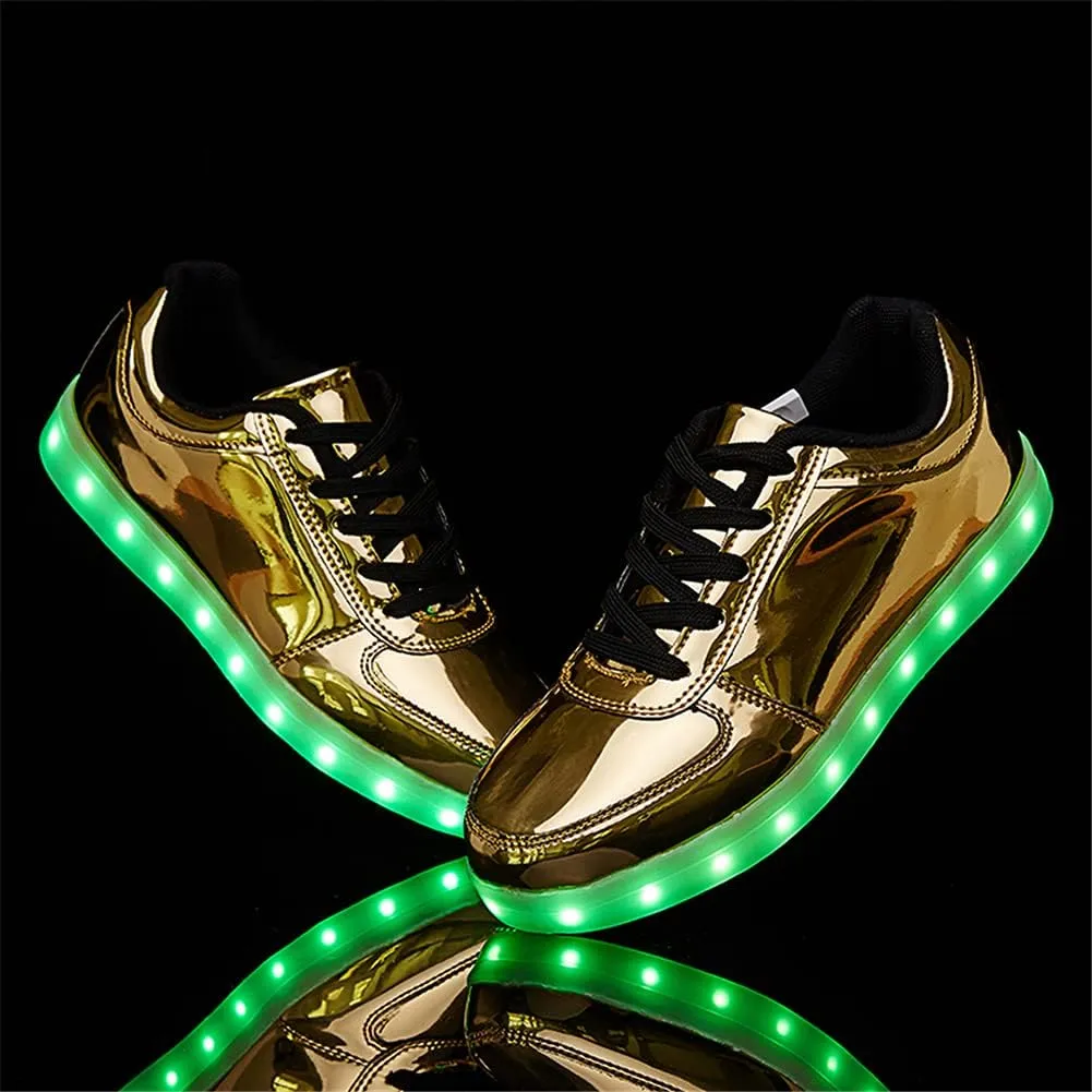 SANYES USB Charging Light Up Shoes Sports LED Shoes Dancing Sneakers
