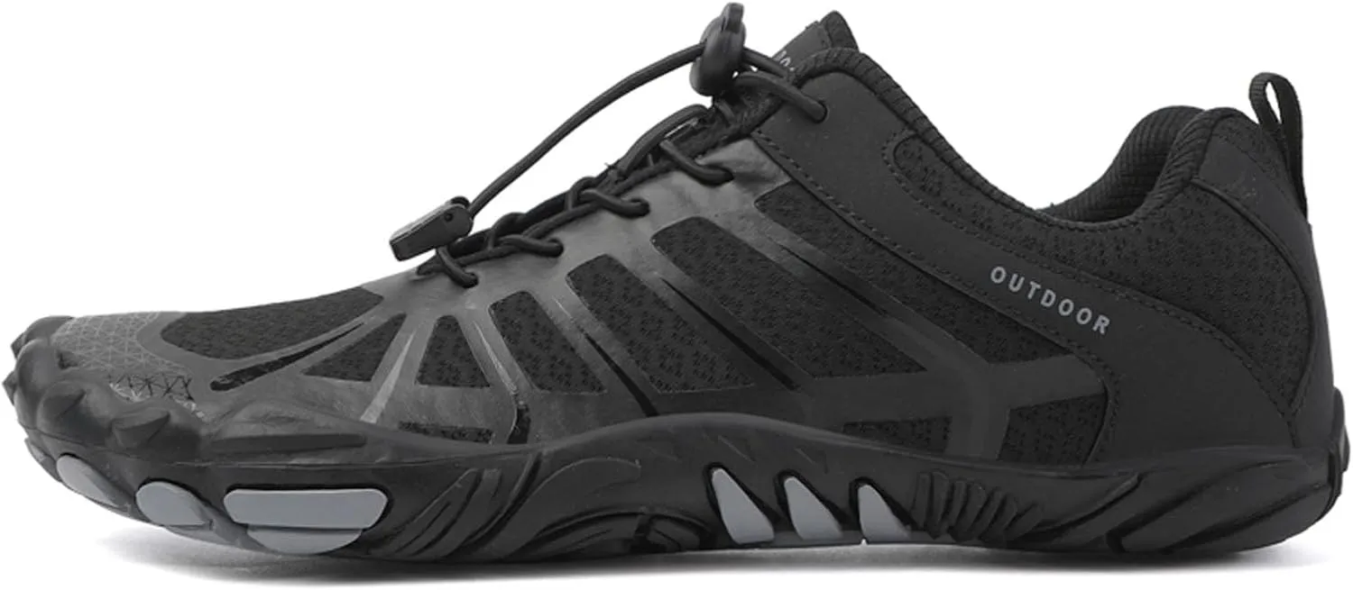 SECHRITE Mens Womens Barefoot Hike Shoes Minimalist Shoes Zero Drop Sole Wide Toe Box Trail Running Workout Footwear