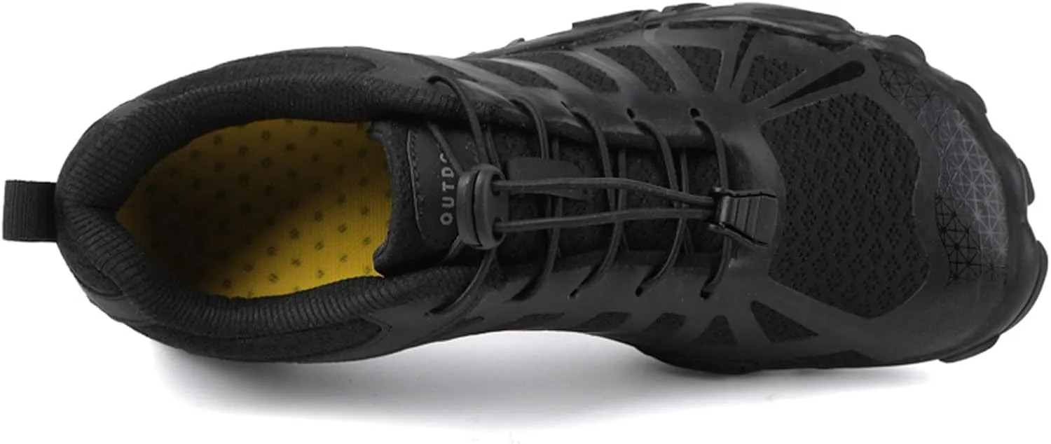 SECHRITE Mens Womens Barefoot Hike Shoes Minimalist Shoes Zero Drop Sole Wide Toe Box Trail Running Workout Footwear