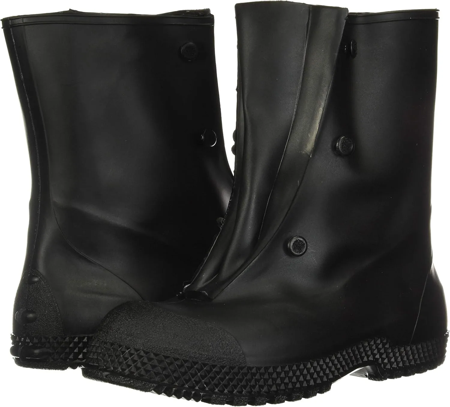 Servus SuperFit 12" PVC Dual-Compound Men's Overboots, Black (11001-Bagged)
