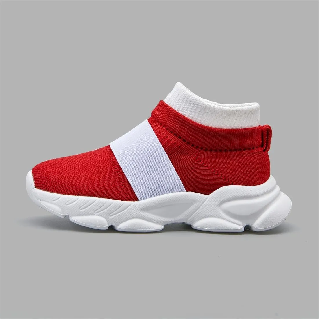 Shoes for Boys Girls Kids Red Sneakers Sonic Birthday Party Gift with Rings and Gems