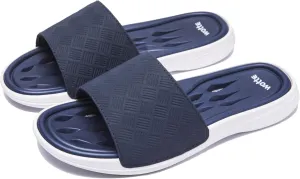 Shower Shoes for Women with Quick Drying Holes Non Slip Drain Pool Slides Lightweight Bathroom Slippers College Dorm Gym Beach Dorm Home Slides