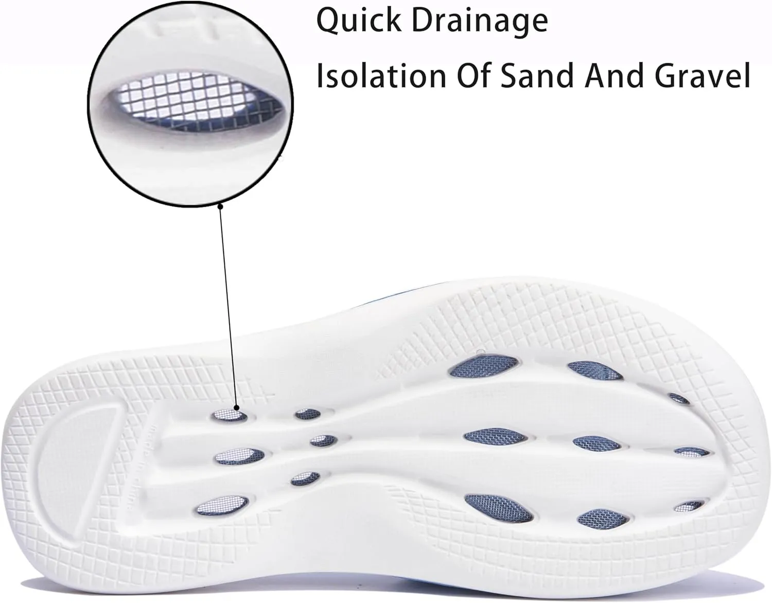 Shower Shoes for Women with Quick Drying Holes Non Slip Drain Pool Slides Lightweight Bathroom Slippers College Dorm Gym Beach Dorm Home Slides