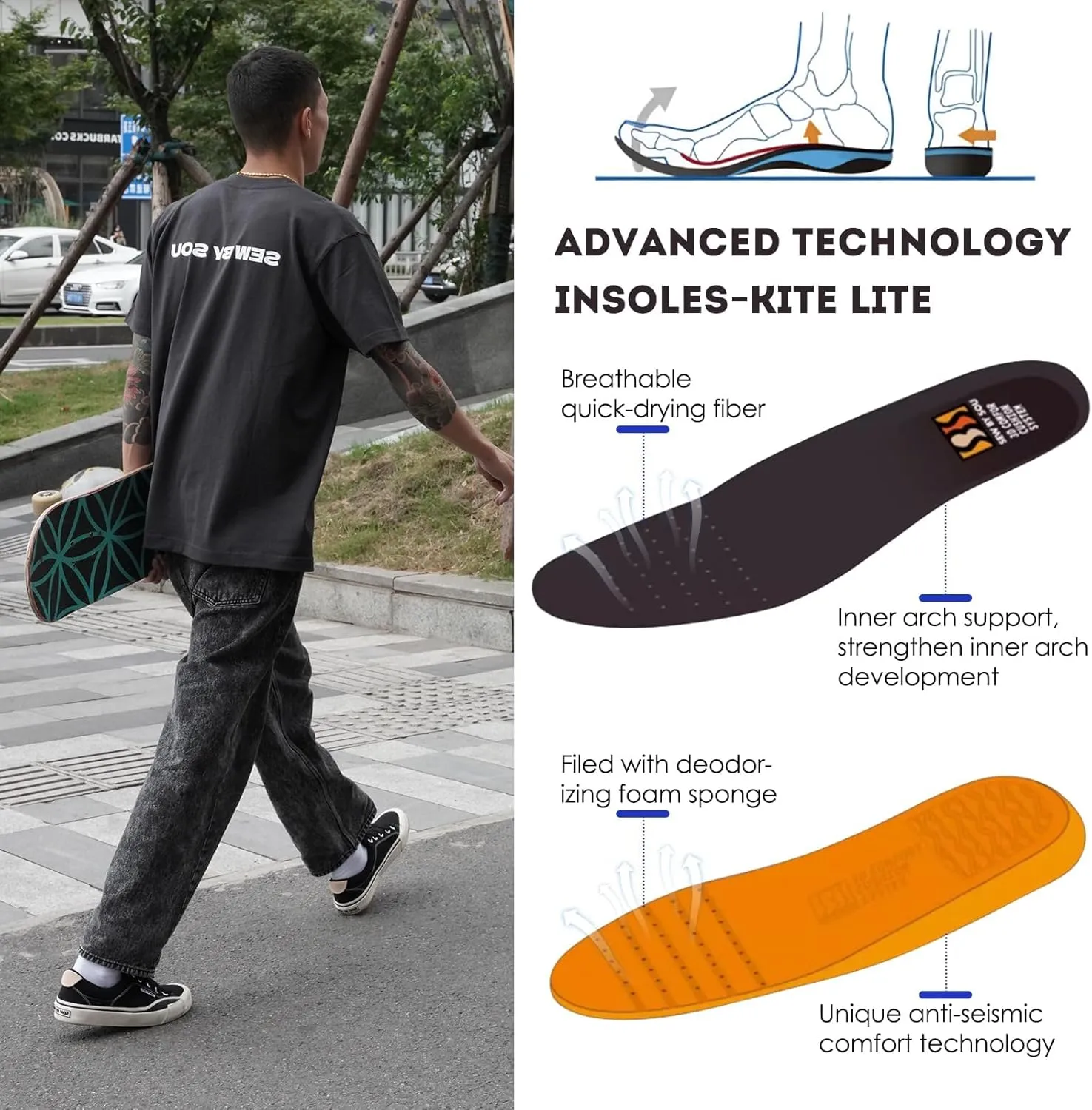 Skate Shoes for Men Women Low Top Pro Skateboard Training Casual Sneakers