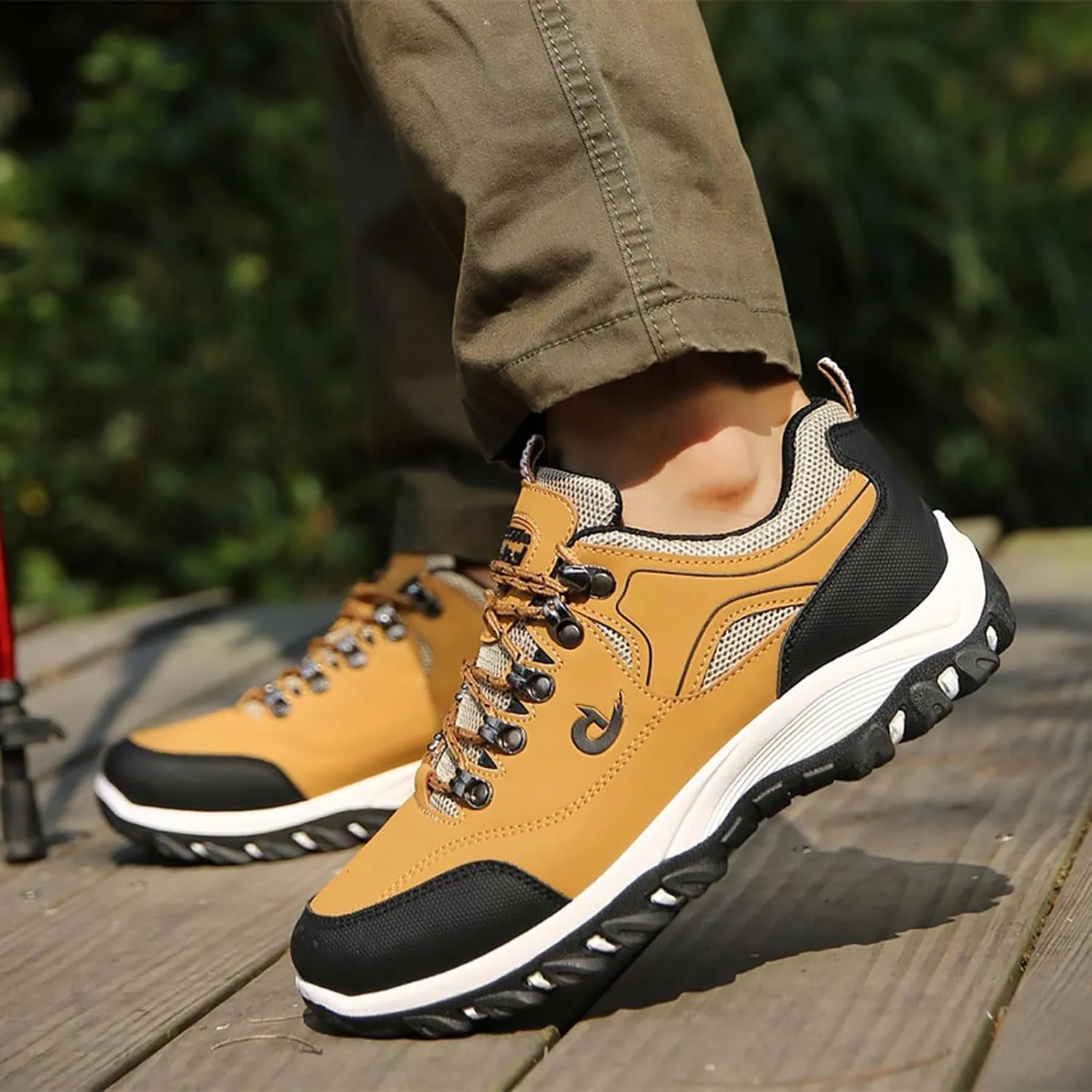 Slip on Loafers Men’s Hiking Shoes Lightweight Walking Shoes Comfortable Trekking and Trail Shoes for Outdoor Driving