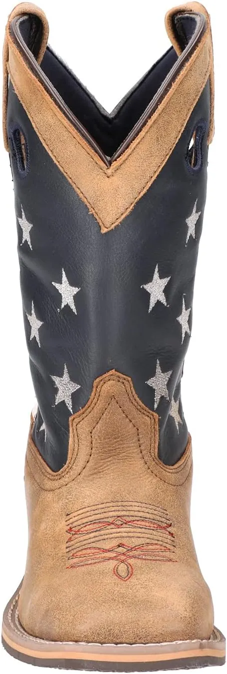 Smoky Mountain Ladies Stars/Stripes Sq Boots