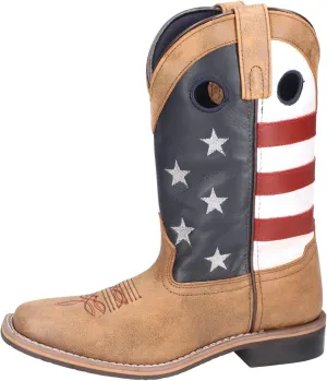 Smoky Mountain Ladies Stars/Stripes Sq Boots